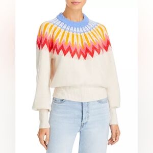 NWT French Connection Fair Isle Sweater Retro Vibes